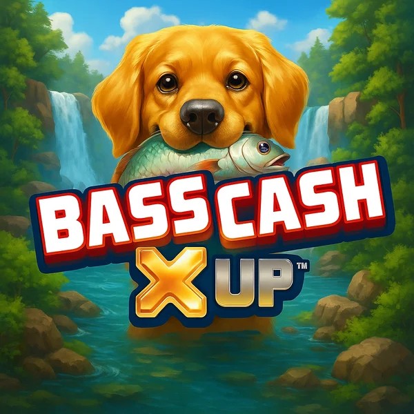 Bass Cash X UP logo – Slots by Alchemy Gaming at Yoyo Casino
