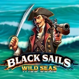 Black Sails Wild Seas online game logo by Infinity Dragon Studios on yoyosspin.com