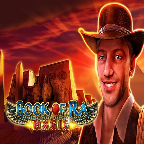 Book of Ra Magic slot visual from Greentube available on yoyosspin.com