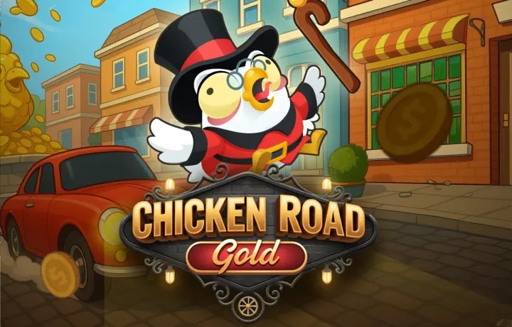Chicken Road Gold logo by InOut at Yoyo Casino