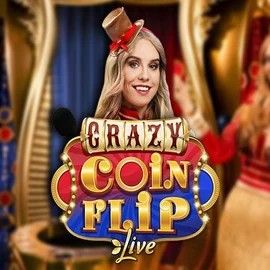 Crazy Coin Flip slot visual from Evolution available on yoyosspin.com