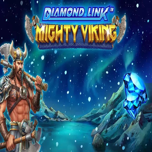 Diamond Link Mighty Viking slot logo by Greentube at Yoyo Casino