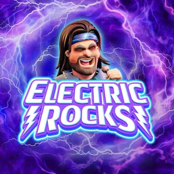 Electric Rocks by Inspired Gaming, showcased at yoyosspin.com – game logo