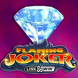 Flaming Joker Link and Win slot logo by Barstruck at Yoyo Casino