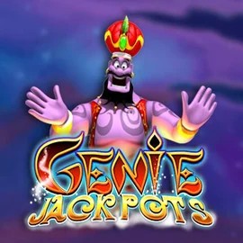 Genie Jackpots slot logo by Blueprint Gaming at Yoyo Casino