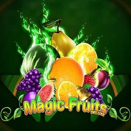 Magic Fruits Deluxe slot logo by Wazdan at Yoyo Casino