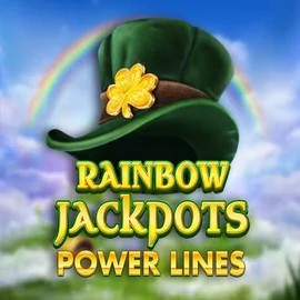 Rainbow Jackpots Power Lines slot visual from Red Tiger Gaming available on yoyosspin.com