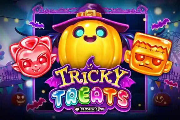 Tricky Treats logo – Slots by Push Gaming at Yoyo Casino