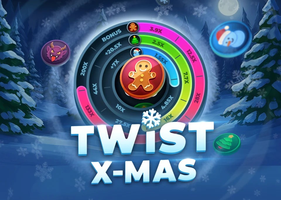 Twist X-mas casino game by InOut – featured logo at Yoyo Casino